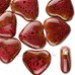 FM - Cuore porcellana rosso 29mm FM - Cuore porcellana rosso 29mm
