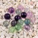 FM - Fluorite rainbow sfera 6mm