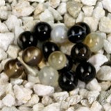 FM Agata nera sfera 4mm