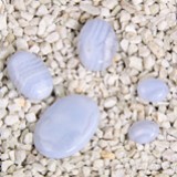 FM Blue lace agate cabochon