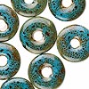 Donut porcellana blu 27mm