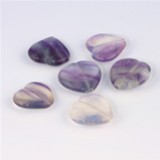 FM Fluorite cuore 10mm foro passante