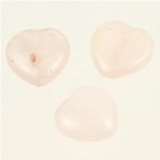 Imp Quarzo rosa cuore mm 15