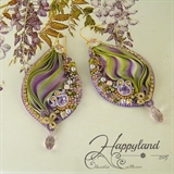 Le Gioie di Happyland Shibori Aurora earrings