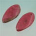 Imp - Rodonite ovale piatto 30mm Imp - Rodonite ovale piatto 30mm