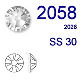 Swarovski® 2028 / 2058 SS 30 ( 6.32 / 6.50 mm ) NO HOTFIX