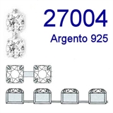 Swarovski® 27004 Catena Strass Argento925