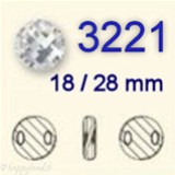Swarovski® 3221 Twist - 18 / 28 mm