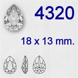 Swarovski® 4320 - 18 x 13 mm