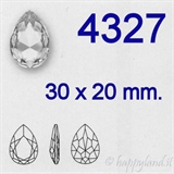 Swarovski® 4327 - 30 x 20 mm