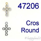Swarovski® 47206 Cross Round