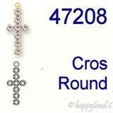 Swarovski® 47208 Cross Round