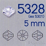 Swarovski® 5328 Bead - 5 mm ( Bicono 16 faccette Ex 5301 )