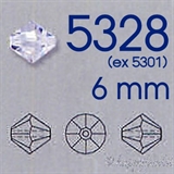 Swarovski® 5328 Bead - 6 mm ( Bicono 16 faccette Ex 5301 )