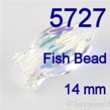 Swarovski® 5727 Bead - 14 mm ( Fish )