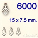 Swarovski® 6000 - 15.0 x 7.5 mm