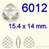 Swarovski® 6012 - 15,4 x 14,0 mm - Flat briolette
