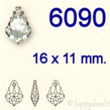 Swarovski® 6090 - 16 x 11 mm - Baroque Pendant