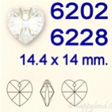 Swarovski® 6202 - 6228 Cuore 14 mm