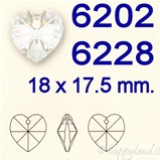 Swarovski® 6202 - 6228 Cuore 18 mm