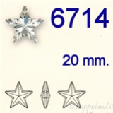 Swarovski® 6714 - 20 mm - Star Pendant