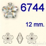 Swarovski® 6744 - 12 mm - Flower Pendant