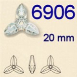 Swarovski® 6906 - 20 mm Orchid Pendant