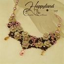Hydrangea necklace