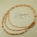 Multi strand necklace